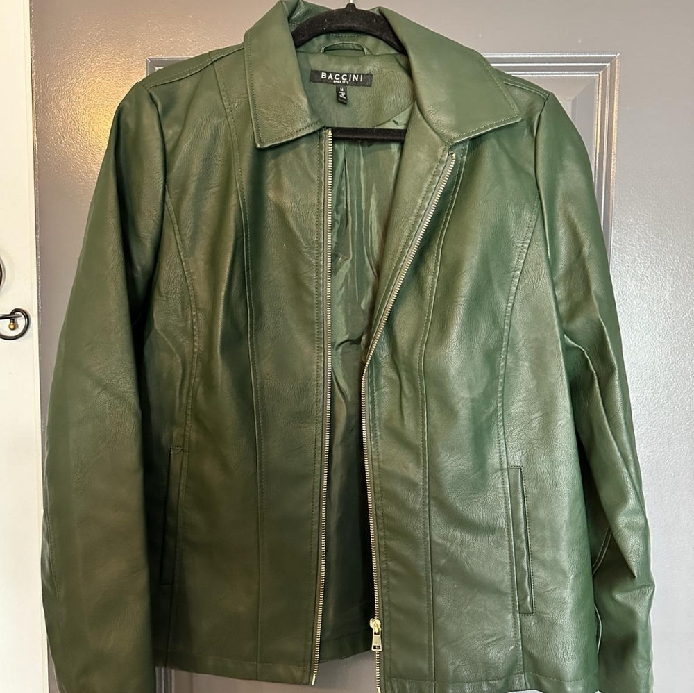 Faux  leather Jacket